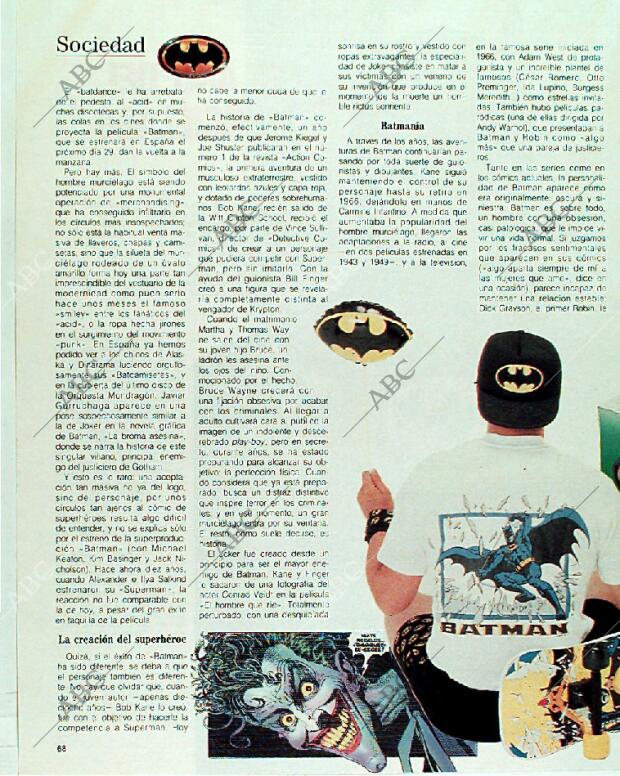 BLANCO Y NEGRO MADRID 24-09-1989 página 68