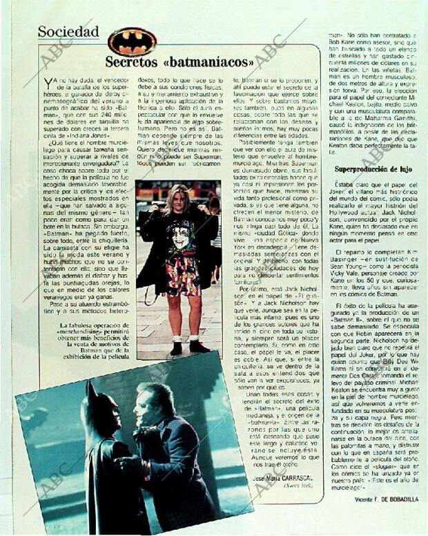 BLANCO Y NEGRO MADRID 24-09-1989 página 70