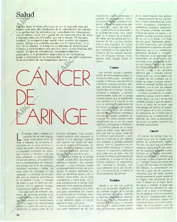 BLANCO Y NEGRO MADRID 24-09-1989 página 94