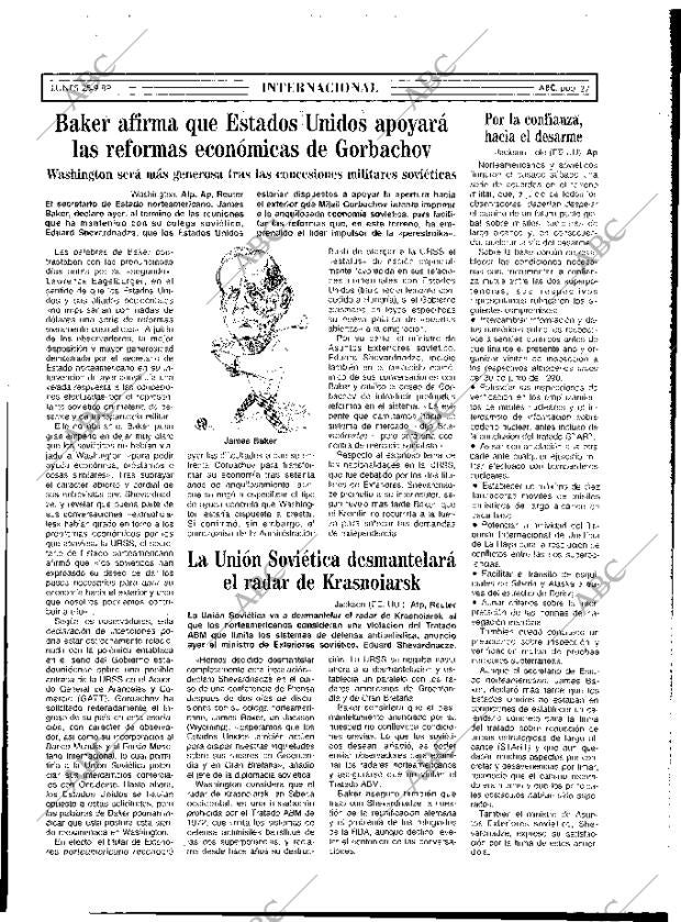 ABC MADRID 25-09-1989 página 27