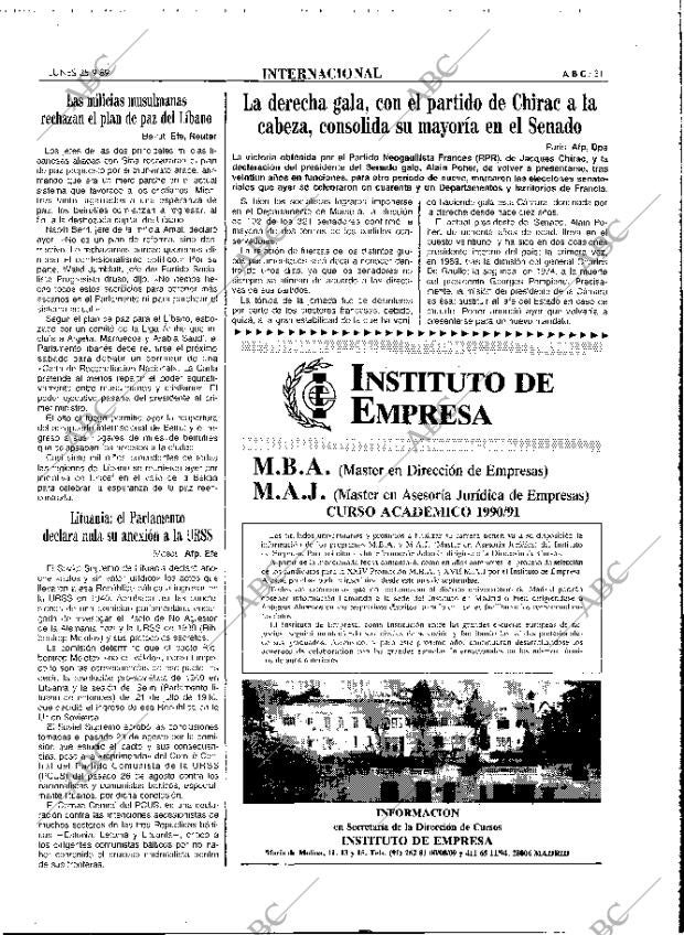 ABC MADRID 25-09-1989 página 31