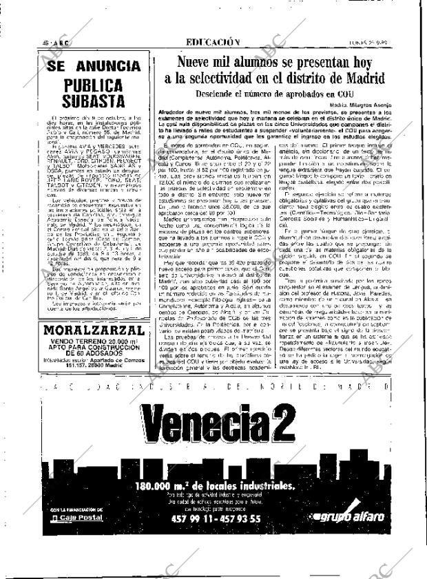 ABC MADRID 25-09-1989 página 48