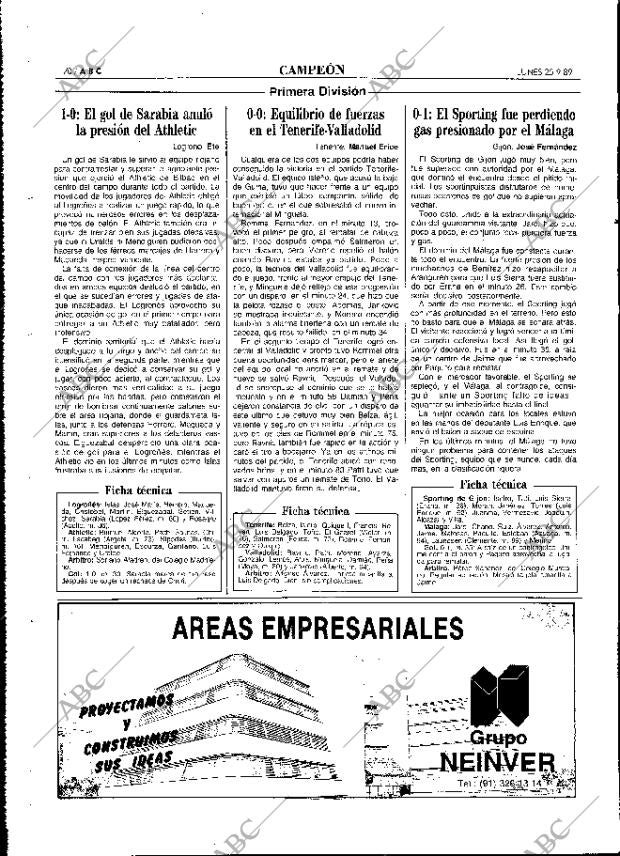 ABC MADRID 25-09-1989 página 70