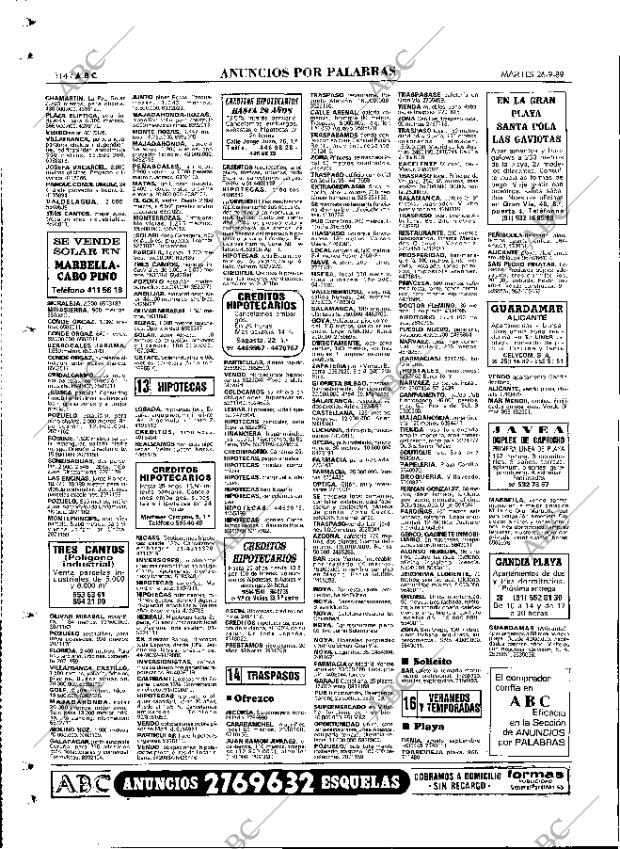 ABC MADRID 26-09-1989 página 114