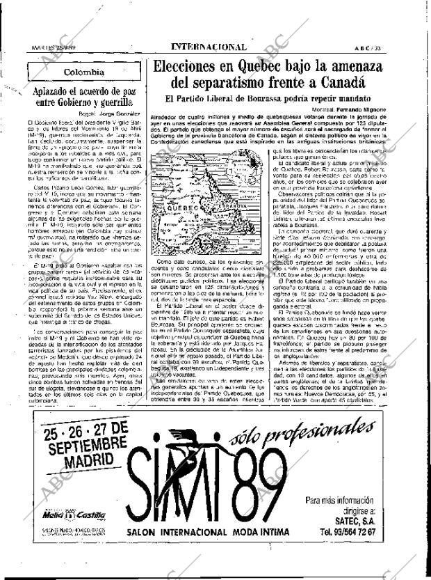 ABC MADRID 26-09-1989 página 33