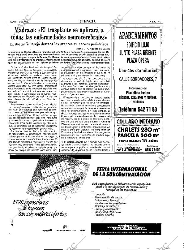 ABC MADRID 26-09-1989 página 41