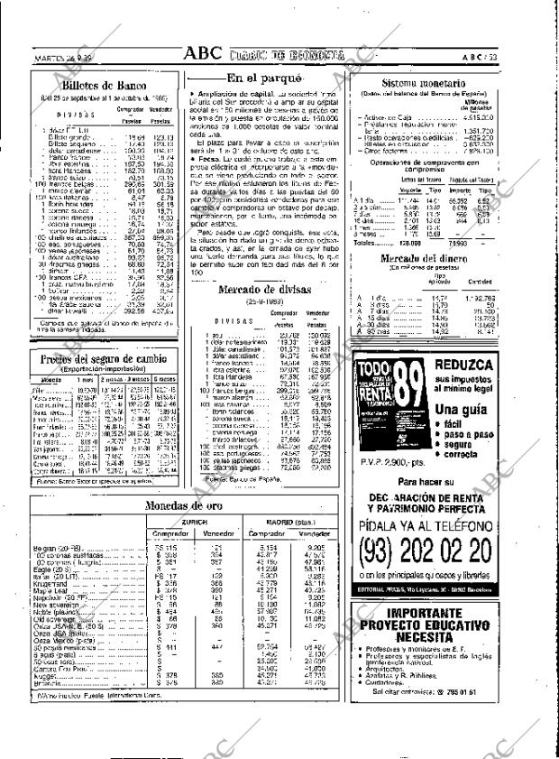 ABC MADRID 26-09-1989 página 53