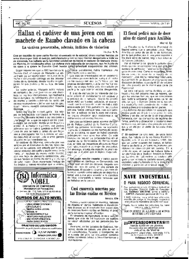 ABC MADRID 26-09-1989 página 82