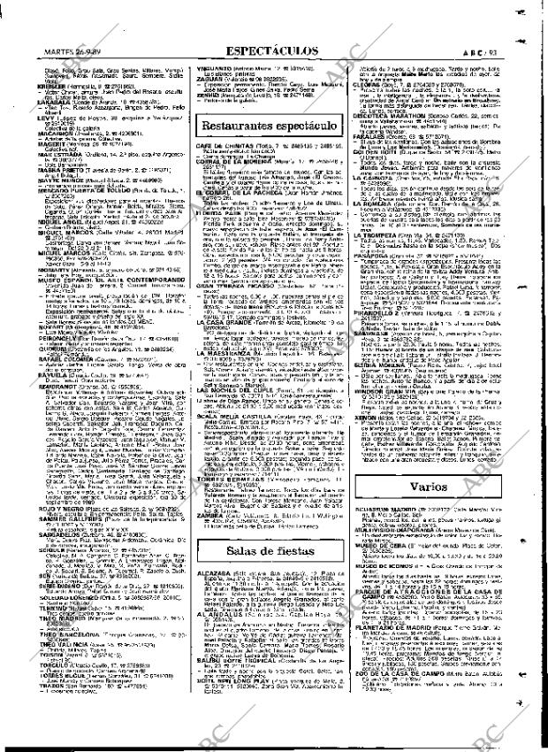 ABC MADRID 26-09-1989 página 93
