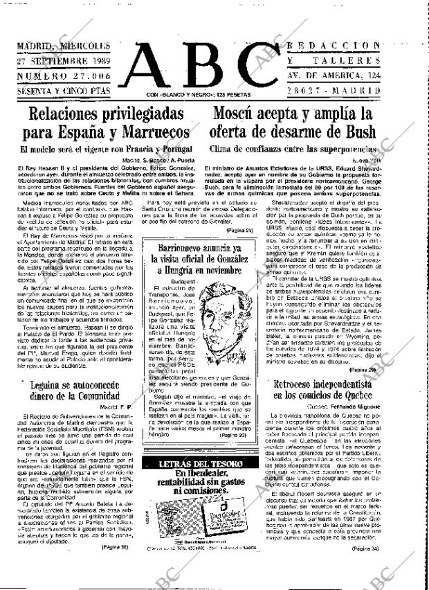 ABC MADRID 27-09-1989 página 15