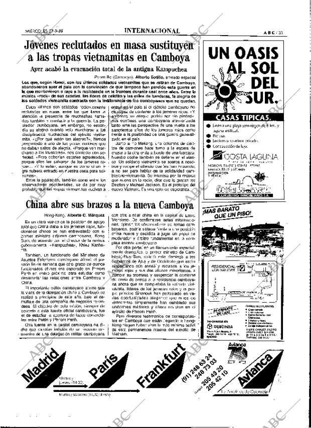 ABC MADRID 27-09-1989 página 33