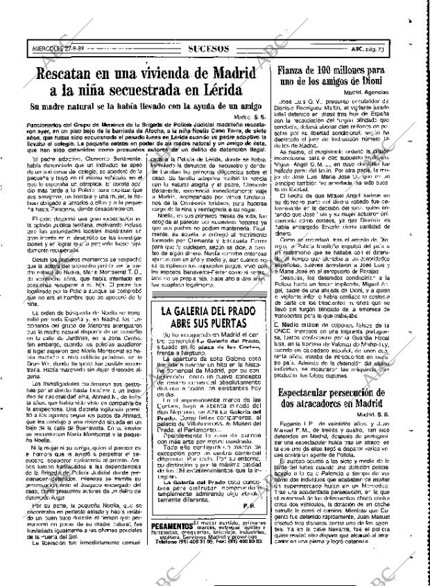 ABC MADRID 27-09-1989 página 73