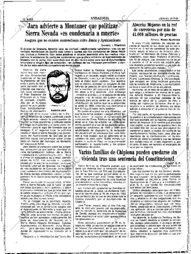ABC SEVILLA 29-09-1989 página 48