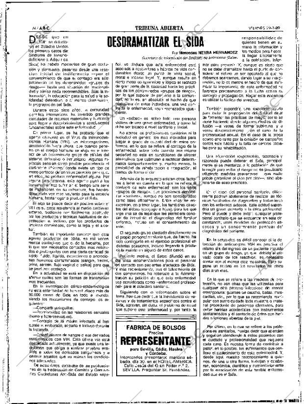 ABC SEVILLA 29-09-1989 página 74