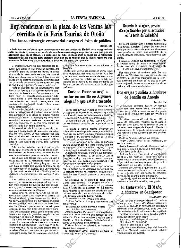 ABC SEVILLA 29-09-1989 página 81