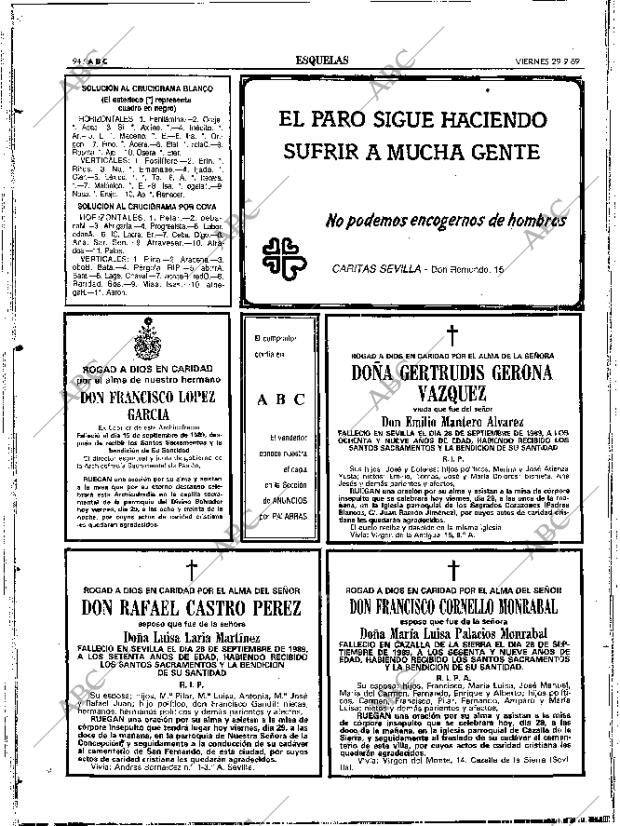 ABC SEVILLA 29-09-1989 página 94