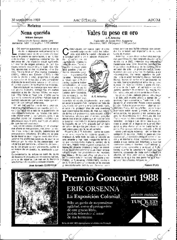 ABC MADRID 30-09-1989 página 63