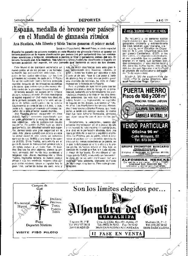 ABC MADRID 30-09-1989 página 79