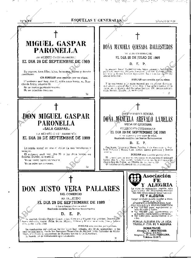 ABC MADRID 30-09-1989 página 94