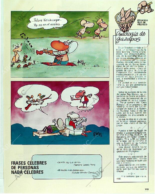 BLANCO Y NEGRO MADRID 01-10-1989 página 113