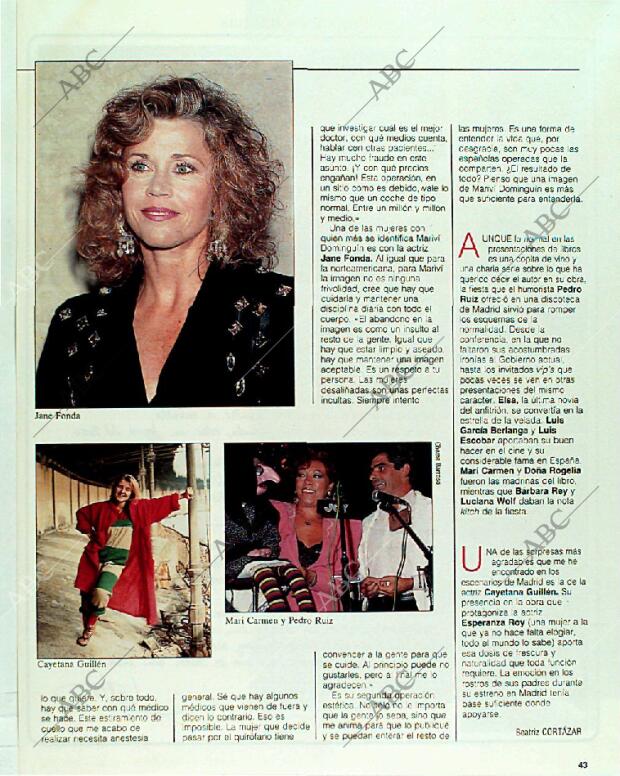 BLANCO Y NEGRO MADRID 01-10-1989 página 43