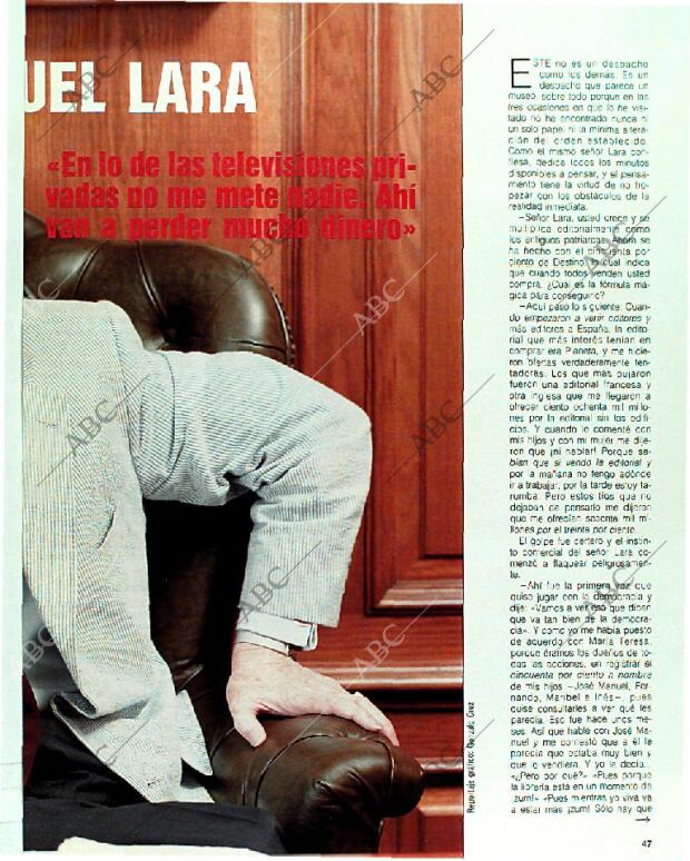 BLANCO Y NEGRO MADRID 01-10-1989 página 47