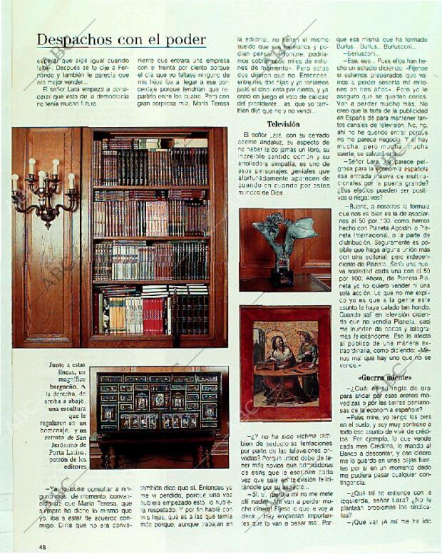 BLANCO Y NEGRO MADRID 01-10-1989 página 48