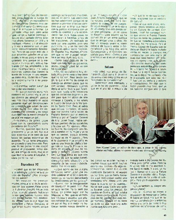 BLANCO Y NEGRO MADRID 01-10-1989 página 49