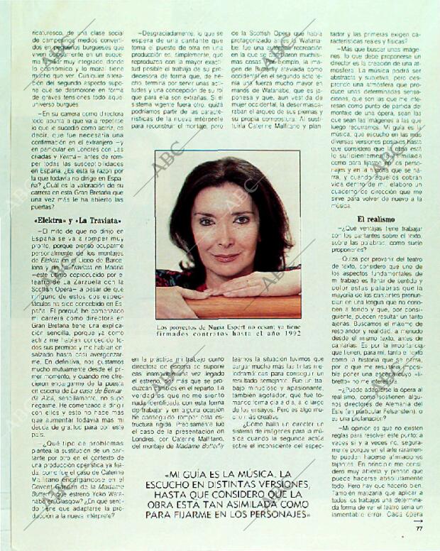 BLANCO Y NEGRO MADRID 01-10-1989 página 77