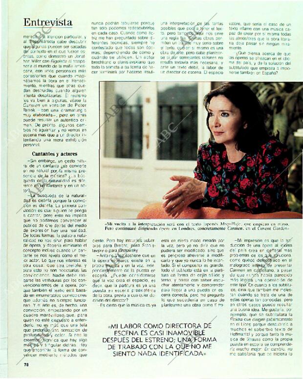 BLANCO Y NEGRO MADRID 01-10-1989 página 78