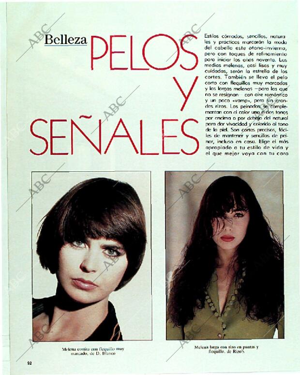 BLANCO Y NEGRO MADRID 01-10-1989 página 92