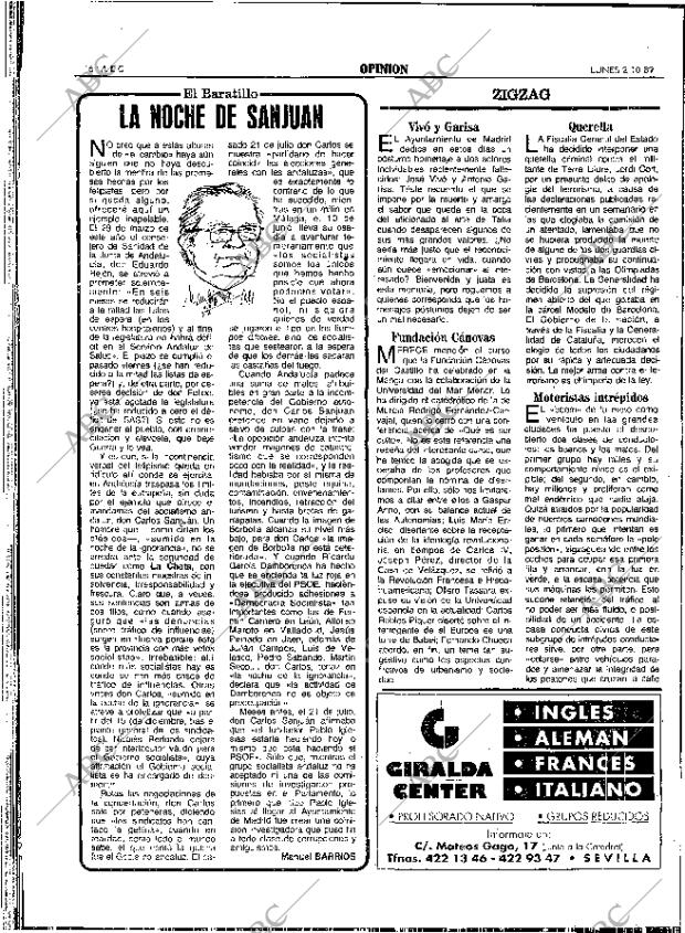 ABC SEVILLA 02-10-1989 página 16