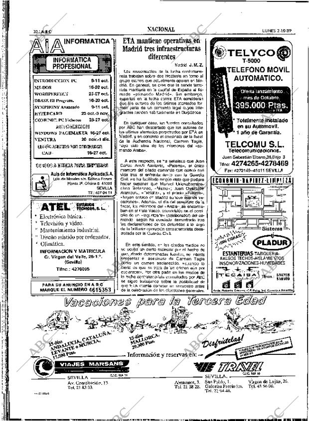 ABC SEVILLA 02-10-1989 página 20