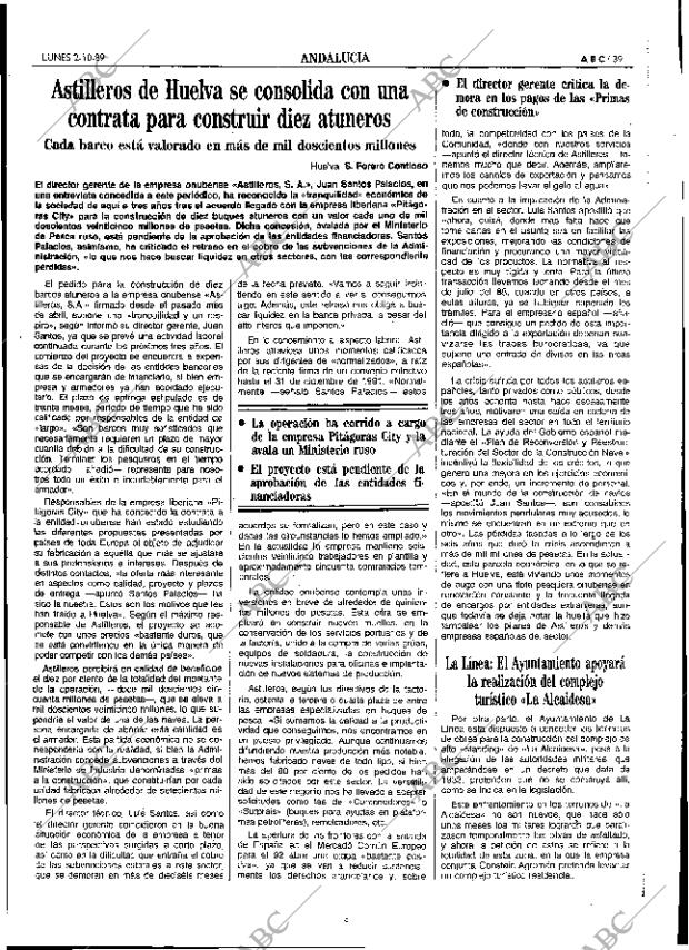 ABC SEVILLA 02-10-1989 página 39
