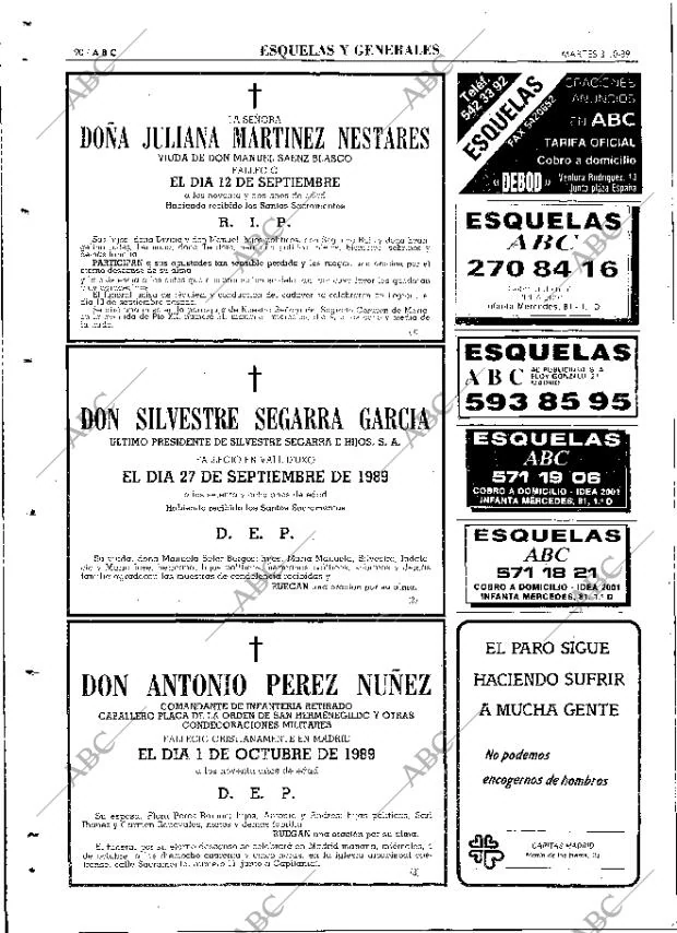 ABC MADRID 03-10-1989 página 90