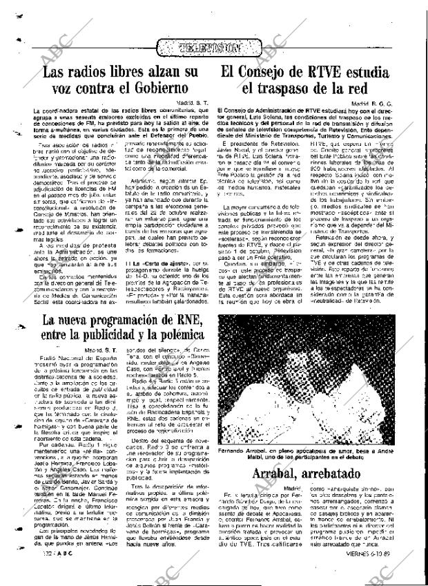ABC MADRID 06-10-1989 página 132
