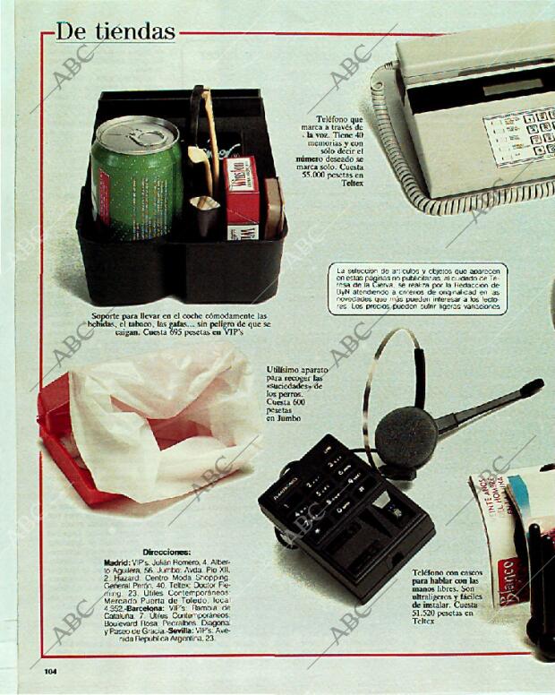 BLANCO Y NEGRO MADRID 08-10-1989 página 104