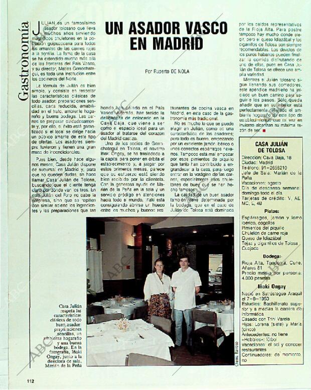 BLANCO Y NEGRO MADRID 08-10-1989 página 112