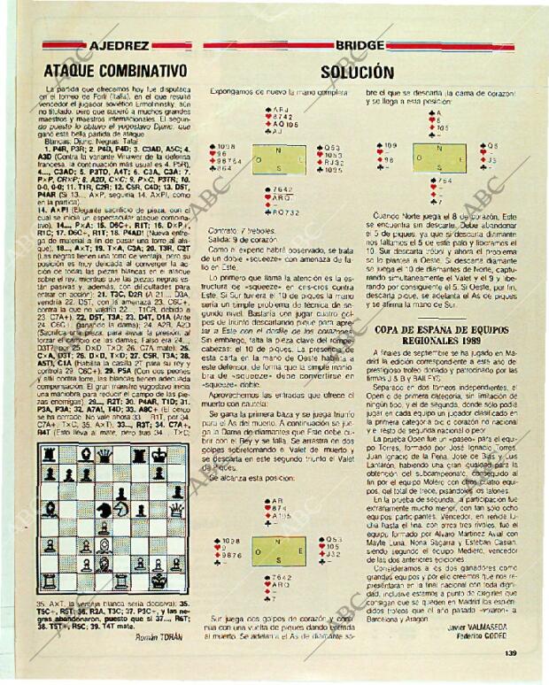 BLANCO Y NEGRO MADRID 08-10-1989 página 139