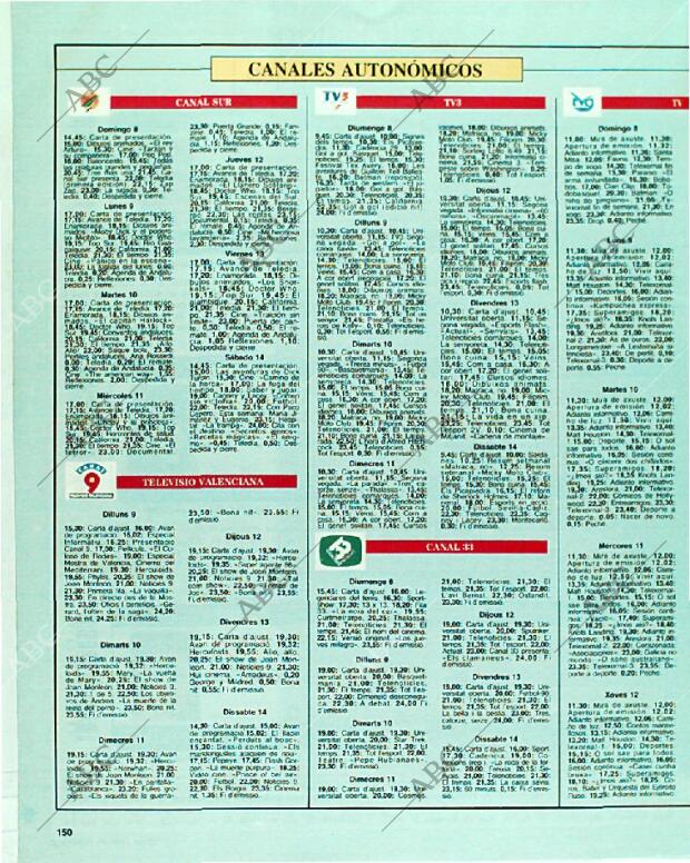 BLANCO Y NEGRO MADRID 08-10-1989 página 150