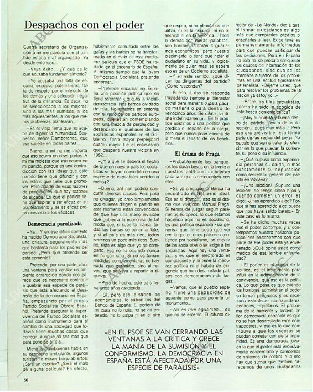 BLANCO Y NEGRO MADRID 08-10-1989 página 50