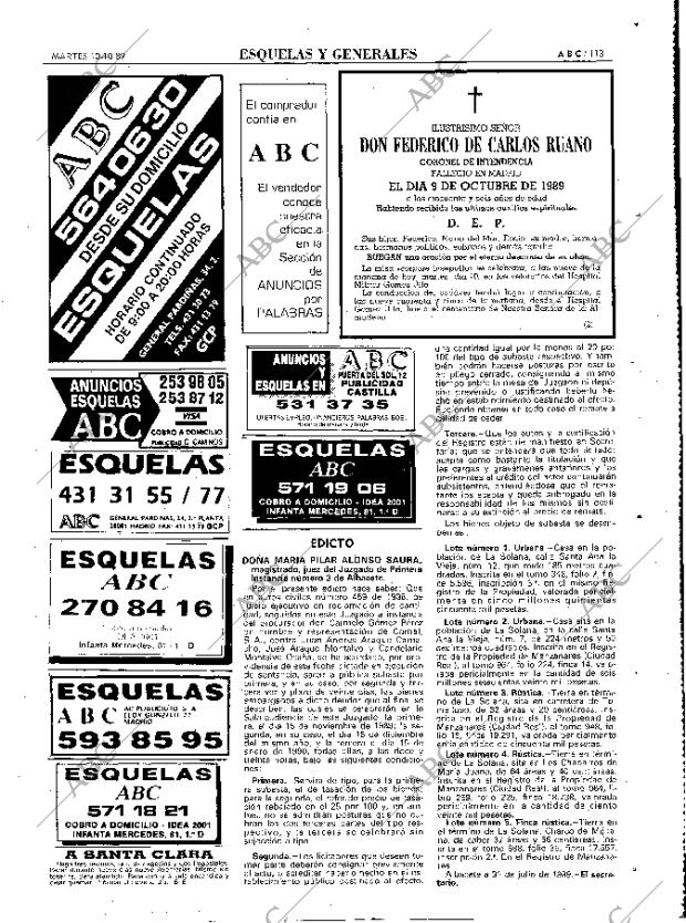 ABC MADRID 10-10-1989 página 113