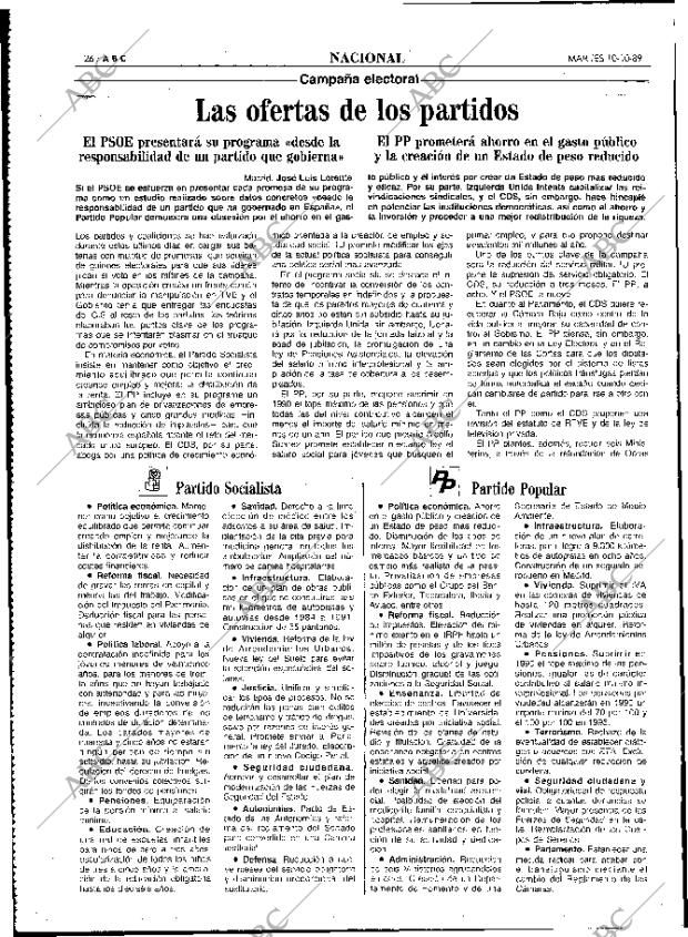 ABC MADRID 10-10-1989 página 26