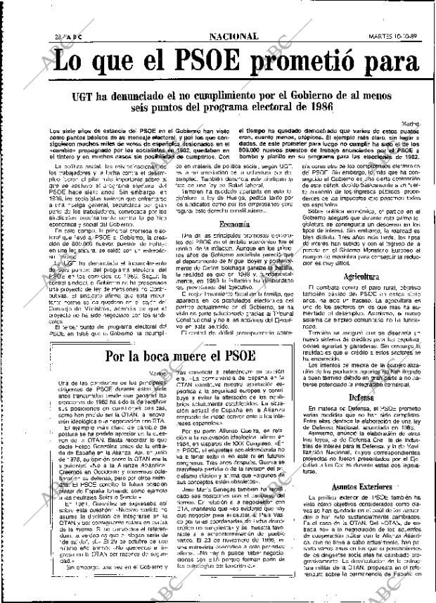 ABC MADRID 10-10-1989 página 28