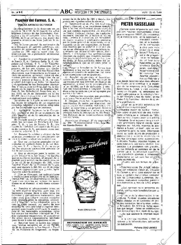 ABC MADRID 10-10-1989 página 96