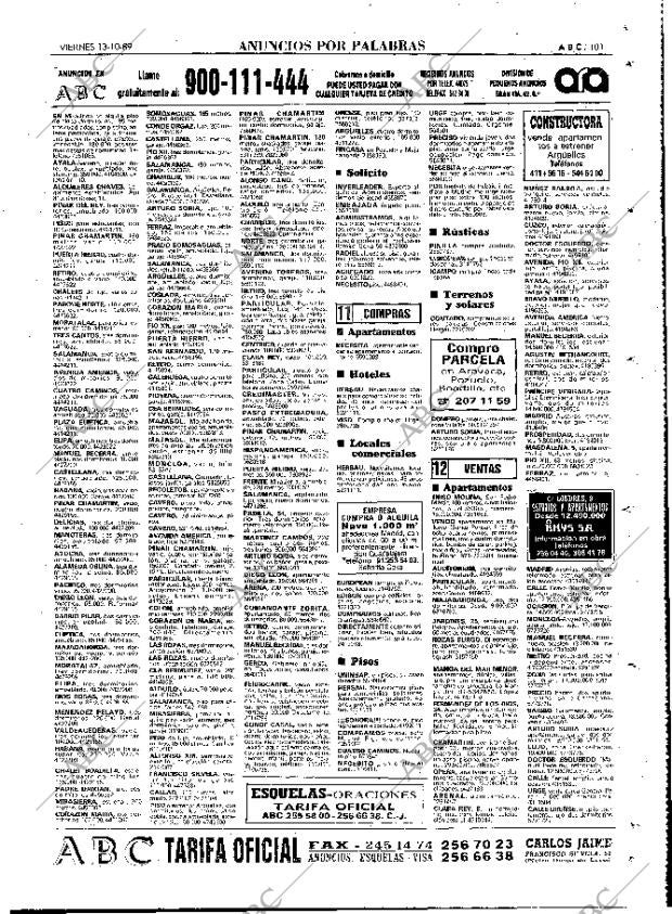 ABC MADRID 13-10-1989 página 101
