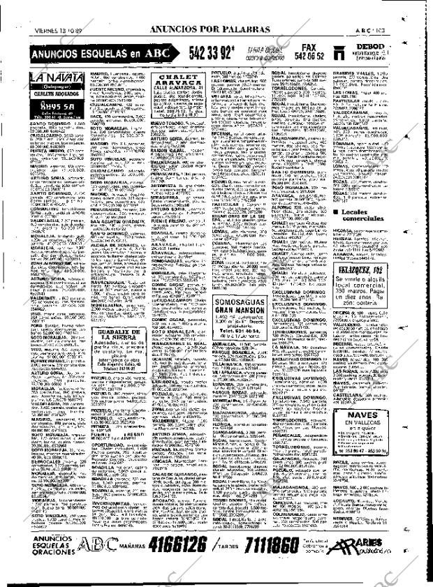 ABC MADRID 13-10-1989 página 103