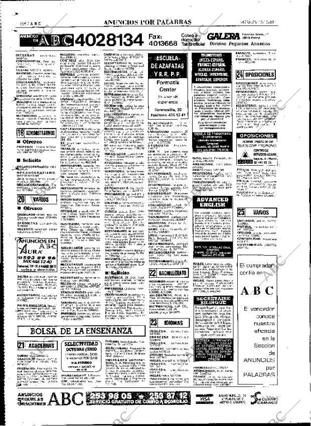 ABC MADRID 13-10-1989 página 108