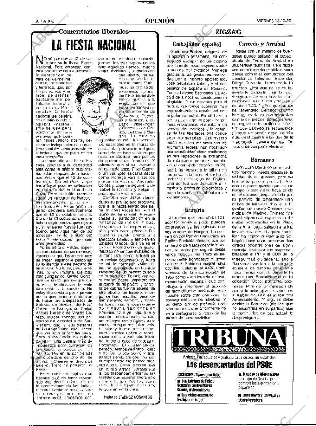 ABC MADRID 13-10-1989 página 20