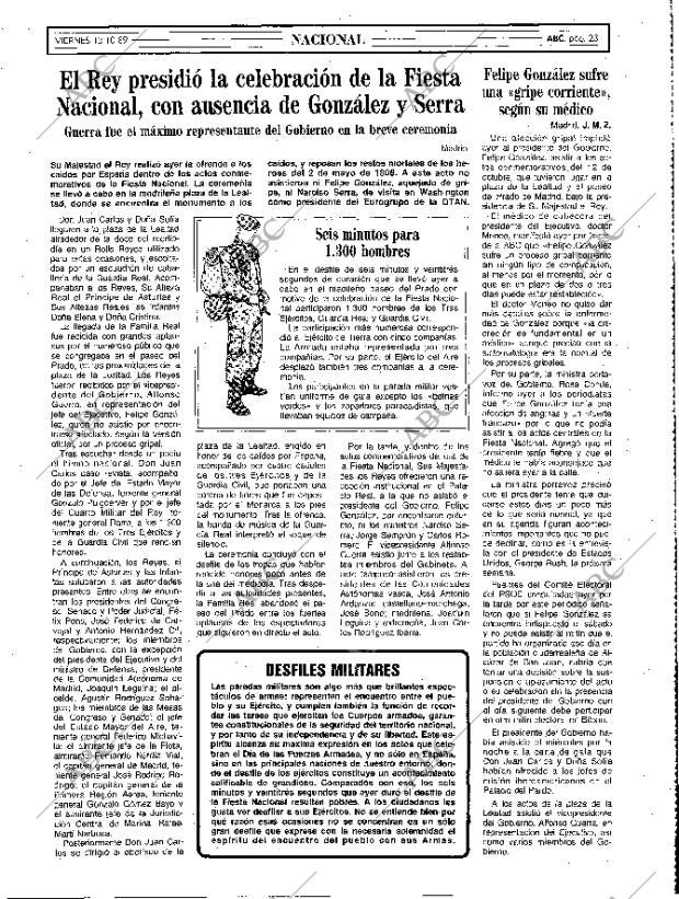 ABC MADRID 13-10-1989 página 23